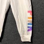 Victoria's Secret  Pink Jogger Pants Womens 2XL White Graphic Relaxed‎ Drawstring Photo 1