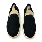 Rothy's  Size 6 Slip-Ons Black w/ White Soles Knit Texture Comfortable‎ Photo 1
