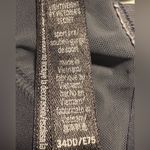 Victoria's Secret The Lightweight Keyhole Mesh Sports Bra Slate Gray 34DD Photo 10