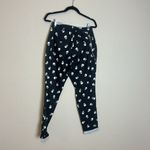 Hot Topic  Black Skull‎ Print Pants With Detachable Chain Size Small NWT Photo 5