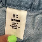 H&M  lightweight wide leg blue pant size 10 Photo 3