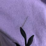 Hanes  Purple Embroidery Flower Tank Top Maui Photo 6