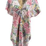 LA Intimates VTG Satiny Floral Nightie Short Nightgown USA Sleepwear M Feminine Pink Size M Photo 0