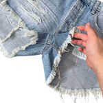 One Teaspoon Le Wolves Distressed Denim Shorts Frayed Hem Women’s Size 26 Photo 7