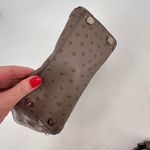 Diane Von Furstenberg NWT  Embossed Ostrich Mushroom Satchel Stella mini‎ Bag Photo 13