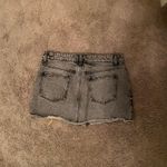 ZARA Black Denim Mini Skirt Photo 2