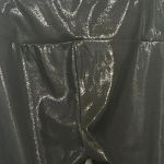 J. McLaughlin FINAL PRICE  LORI Black Shiny Stretch Pull On Metallic Leggings Photo 3