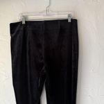 Chico's  Pants Womens S Black Velvet Ankle Stretch‎ Trousers Slim Straight Classic Photo 8
