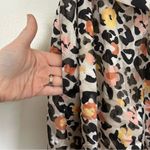 Hutch  Anthropologie Ivory Surplice Leopard Short Sleeve Romper 4 Photo 5