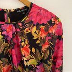 For Love & Lemons  Dakota Long Sleeve Ruched Floral Mini Dress Small NWT Photo 5