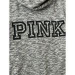 Victoria's Secret PINK Victoria Secret Grey Cowl Neck Spell Out Logo Pullover Sweatshirt Size XS Photo 2