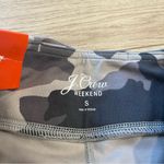 J.Crew NWT  Women’s 7/8 High Rise Leggings Grey Camo Cotton Blend Size S Photo 2