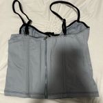 White Fox Boutique Baby Blue Corset Top Photo 1