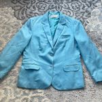 Personal Vintage Blazer & Skirt Set Teal 16 Photo 1