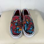 Vans x Marvel Spider-Man Low Top Slip On Canvas Sneakers Cartoon M5/W6.5 Comics Photo 2
