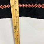 THML Skirt Womens S Black Linen Embroidered Boho Festival Coastal Chic Resort Photo 3