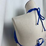 No Boundaries  Blue Halter Bikini Top large NWOT Photo 3