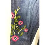 J. Jill floral embroidered jeans Blue Size undefined Photo 3