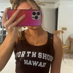 North Shore Hawaii Cropped Tank Brown Size XS Photo 0