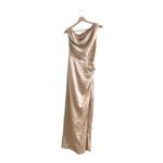 Show Me Your Mumu Jodie Dress in Champagne Luxe Satin S Photo 2