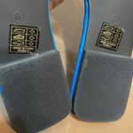 Simmi woman’s Sandals Blue Double Strap Open Toe UK6 Slip on Sz 8 Photo 1