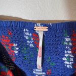 Free People Call Me Baby Cap Sleeve Button Up Shirt in Blue Quartz Size XL Photo 3