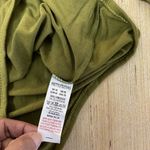 Pretty Little Thing Basic Olive Green Slinky Long Sleeve Bodysuit US Size 12 Photo 3