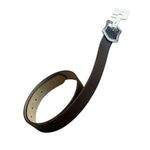 Jessica Simpson Belt Womens Small 4-6 Brown Faux Leather Silver Buckle $33 NEW Photo 0