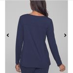 Soma  COOL NIGHTS Long Sleeve Pajama Top With Lace Size Medium Photo 2