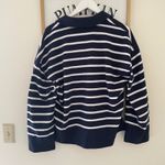 Madewell Rugby Polo Long Sleeve Striped Tee Top Size Medium Photo 5