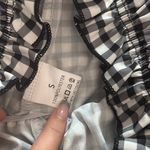 Amazon Gingham Bloomer Ruffle Black and White Shorts Multiple Photo 3