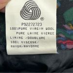 Kurt Geiger Vintage Geiger Pleated 100% pure virgin Wool Midi Skirt size 44 w/pockets FLAW Photo 3