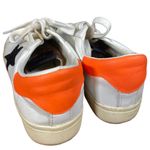 Steve Madden  White Leather Pursued Leopard Cap Sneakers Women Sz 7.5 Photo 9