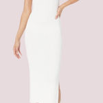 NWT The Drop Women's Yasmin‎ Rib Midi Sweater Tank Dress, Ivory Photo 0