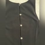 Papell Boutique  Vintage Black 90s Y2K Evening Prom Dress Formal A Line Dress Photo 4