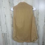 1822 Denim Denim & Supply Ralph Lauren Sleeveless Top Size S Tan Utility Military Button Up Photo 3