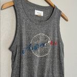 Current/Elliott Easy Muscle Tank Top Grey Blue aujourd'hui Today Grunge Large Photo 2