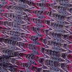 Missoni  Pink & Purple Knit Zig Zag Fringe Scarf Photo 3