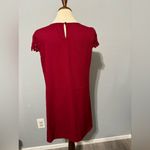 SheIn Women Burgundy Short Sleeves Pull On Relaxed Dress Size M Photo 9