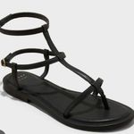 A New Day Women's Gillian Gladiator Sandals, Size 7.5 - Black NWT Photo 0