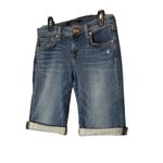 J Brand Revenge Cuffed Denim Shorts Size 25 — NWT Indigo Low-Rise Street Style Photo 4