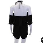 Jack by BB Dakota Womens Halter Neck Short Sleeves Romper Black Size Small Photo 2