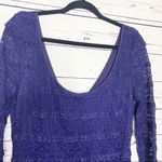 Guess Lace Scoop Neck 3/4 Sleeve Dress Size 14 Photo 3