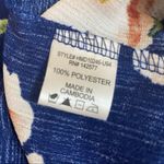 Haute Monde  Blue Floral Off Shoulder Dress Size Small Summer Casual Boho Chic Photo 11