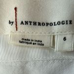 Anthropologie Midi Dress Women White Shoulder Tiered Cotton Size 6 Photo 11