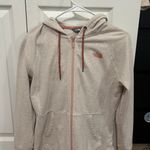 The North Face Cream Zip-up Jacket Photo 1