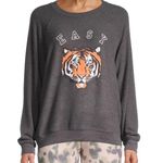 Wildfox Easy Tiger Sommers Asphalt Gray Sweatshirt Photo 0