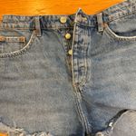 ZARA  High-Waisted Denim Shorts Photo 2
