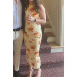 Danielle Bernstein WEWOREWHAT Floral Fitted Midi Dress Sz S Photo 2