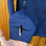 Zella  NAVY Zip Up Active Jacket Stretch Long Sleeve Performance size L Photo 4